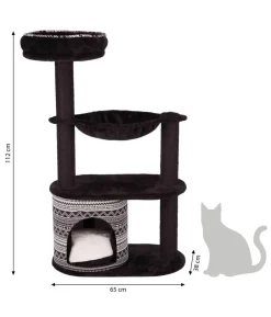 Trixie Kratzbaum Giada, schwarz/weiß, ca. B65/H112/T38 cm