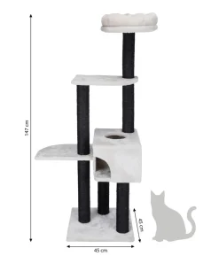 Trixie Kratzbaum Nita, lichtgrau, ca. B45/H147/T45 cm