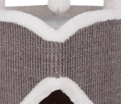 Trixie Kratzturm Cat Tower Arma, grau/weiß, ca. B38/H98/T38 cm