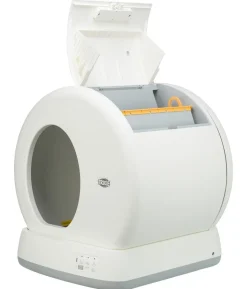 Trixie Selbstreinigende Katzentoilette, weiß, ca. B53/H55/T52 cm