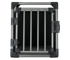 Trixie Transportbox für Hunde, Aluminium, grafit