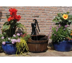 Ubbink Holz-Gartenbrunnen Newcastle, ca. Ø60/H75 cm