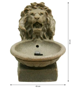 Ubbink Polyresin-Gartenbrunnen Basel, 38 x 45 x 52 cm