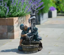 Ubbink Polyresin-Gartenbrunnen Acqua Arte Memphis, ca. H64 cm
