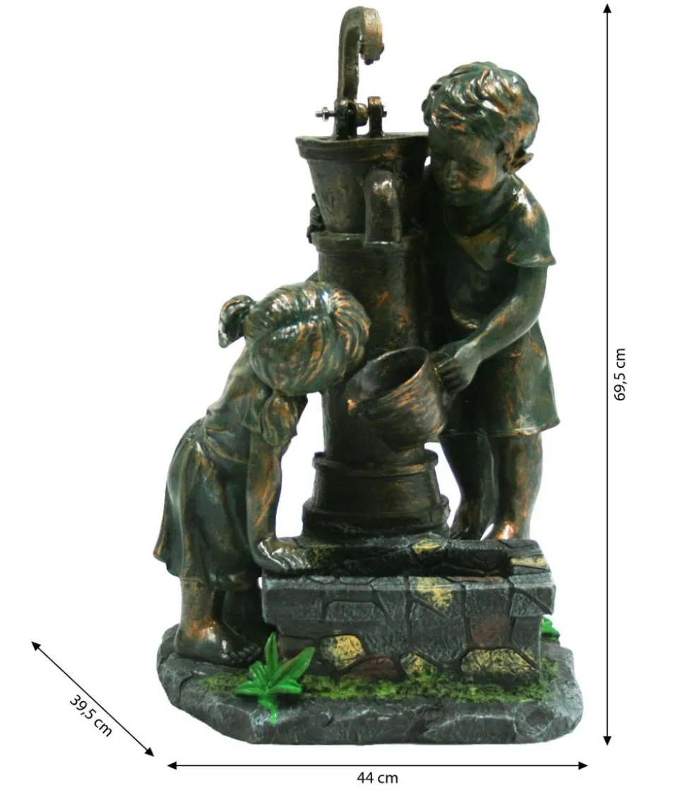 Ubbink Polyresin-Gartenbrunnen Atlanta, ca. B44/H69,5/T39,5 cm