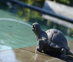 Ubbink Polyresin-Wasserspeier Schildkröte, ca. B21/H14/T18 cm