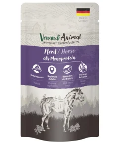 Venandi Animal Nassfutter für Katzen Monoprotein, Adult, 125 g