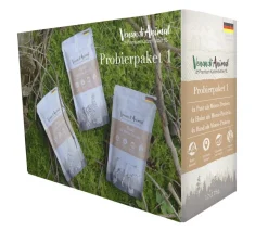 Venandi Animal Nassfutter für Katzen Adult Probierpaket 1, 12 x 125 g
