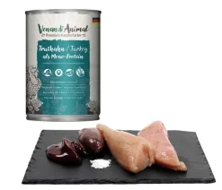 Venandi Animal Nassfutter für Katzen Monoprotein, Adult, 400 g