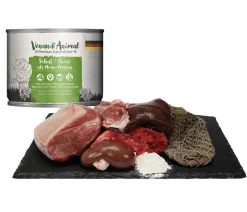 Venandi Animal Nassfutter für Katzen Monoprotein, Adult, 200 g