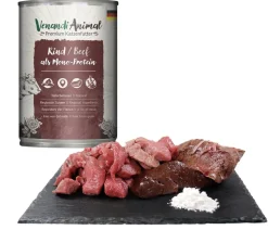 Venandi Animal Nassfutter für Katzen Monoprotein, Adult, 400 g