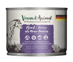 Venandi Animal Nassfutter für Katzen Monoprotein, Adult, 200 g