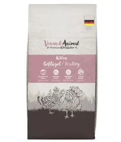 Venandi Animal Trockenfutter für Katzen Kitten, Huhn