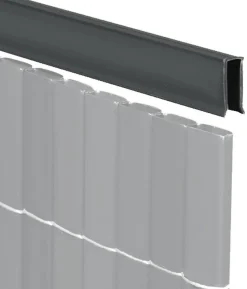 Videx Abdeck-U-Profil für Sichtschutz Rügen, ca. B150/H2/T1 cm