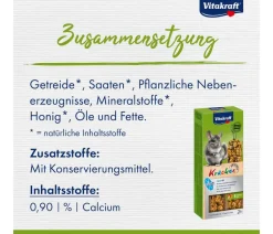 Vitakraft® Kräcker® Original Calci-Fit für Chinchillas, 2er Pack