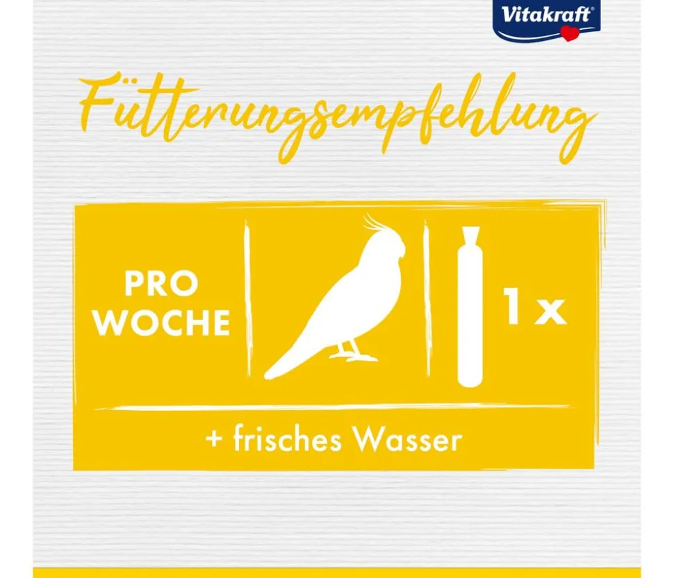 Vitakraft® Kräcker® Original Feather Care für Großsittiche, 2er Pack