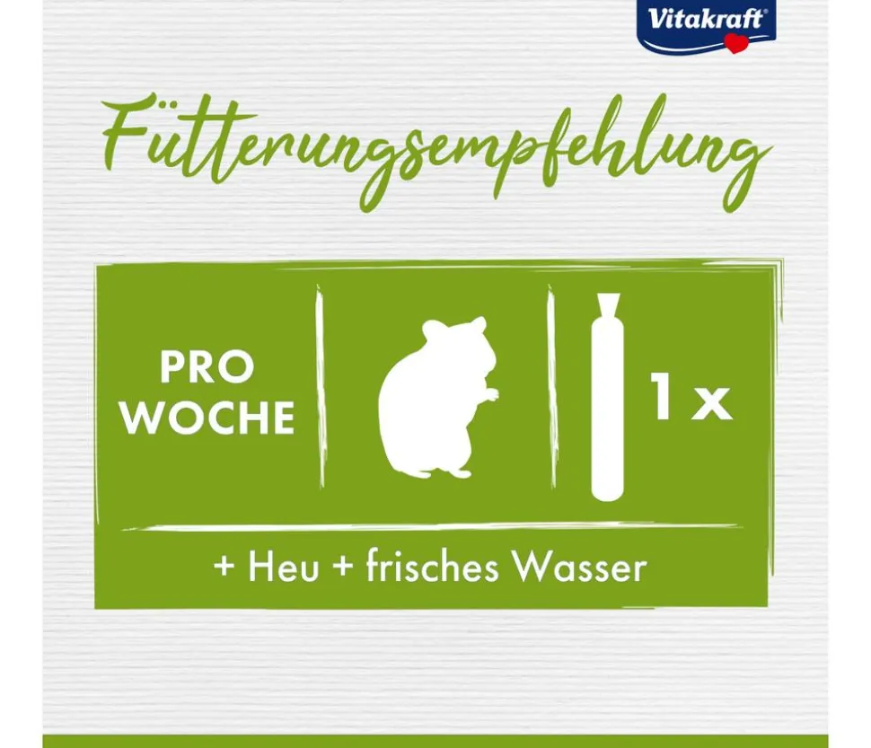 Vitakraft® Kräcker® Original + Frucht & Flakes für Hamster, 2er Pack