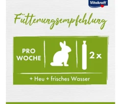 Vitakraft® Kräcker® Original + Popcorn & Honig für Zwergkaninchen, 2er Pack