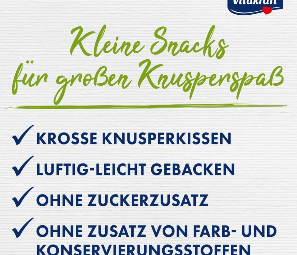 Vitakraft® Nagersnack Loftys Knusperkissen, 100 g