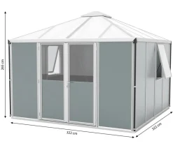 Vitavia Gerätehaus Sidera, ca. B322/H265/T322 cm