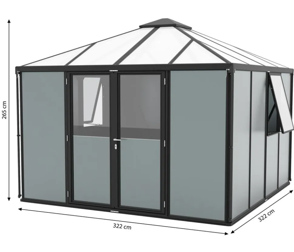 Vitavia Gerätehaus Sidera, ca. B322/H265/T322 cm