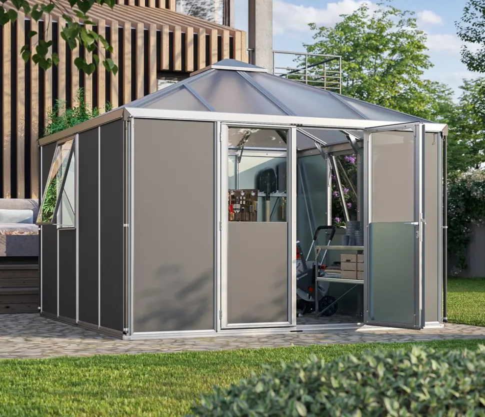 Vitavia Gerätehaus Sidera 10200 ESG/HKP, ca. B321,5/H264,5/T321,5 cm