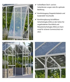 Vitavia Gewächshaus Cassiopeia 8300, ESG/NSG