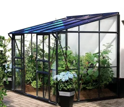 Vitavia Gewächshaus Iris 5200 ESG/HKP, ca. B262/H221/T201 cm