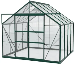 Vitavia Gewächshaus Neptun Plus 6700 ESG/HKP, inkl. Stahlfundamentrahmen, ca. B257/H238/T258 cm