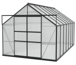 Vitavia Gewächshaus Neptun Plus 11500 ESG, inkl. Stahlfundamentrahmen, ca. B254/H238/T441 cm