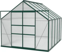 Vitavia Gewächshaus Neptun Plus 8300 HKP, inkl. Stahlfundamentrahmen, ca. B257/H238/T321 cm