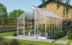 Vitavia Gewächshaus Orbit 11500, ESG/HKP, inkl. Stahlfundamentrahmen