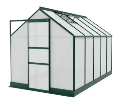 Vitavia Gewächshaus Pontos 6200 HKP 4 mm, inkl. Stahlfundamentrahmen, ca. B195/H207/T324 cm