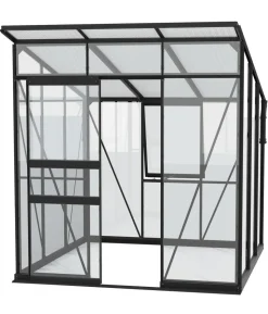 Vitavia Gewächshaus Prisma 4450 ESG/HKP, inkl. Stahlfundamentrahmen