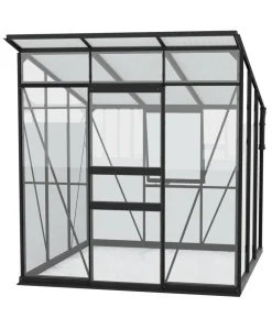 Vitavia Gewächshaus Prisma 4450 ESG/HKP, inkl. Stahlfundamentrahmen