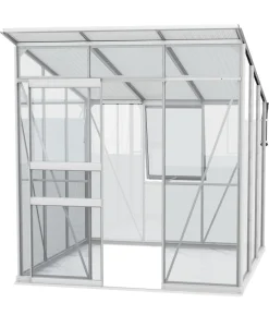 Vitavia Gewächshaus Prisma 4450 ESG/HKP, inkl. Stahlfundamentrahmen