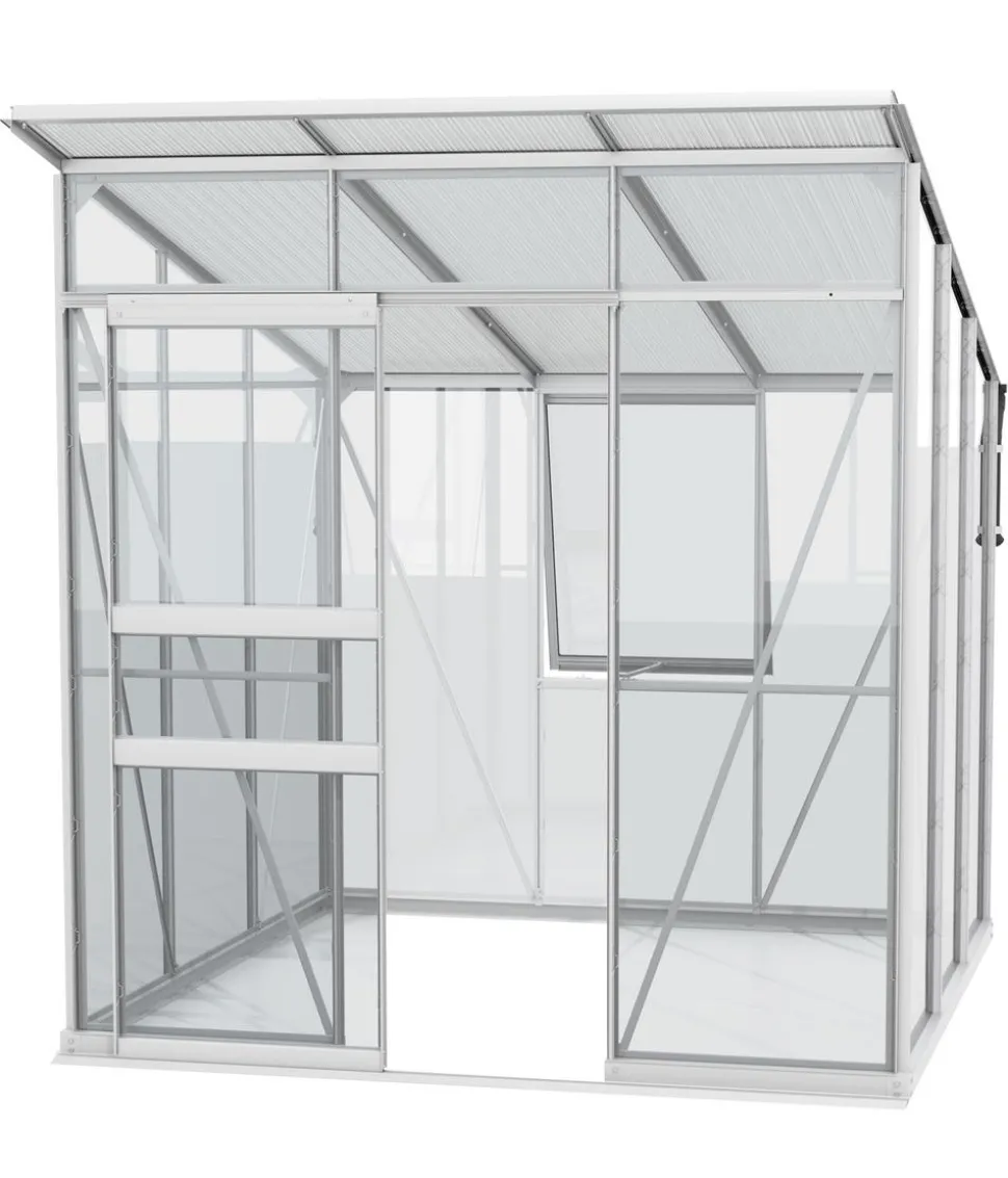 Vitavia Gewächshaus Prisma 4450 ESG/HKP, inkl. Stahlfundamentrahmen