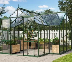 Vitavia Orangerie Minerva ESG, inkl. Stahlfundamentrahmen, ca. B383/H254/T383 cm
