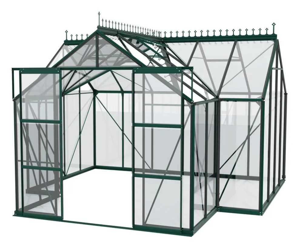 Vitavia Orangerie Minerva ESG, inkl. Stahlfundamentrahmen, ca. B383/H254/T383 cm
