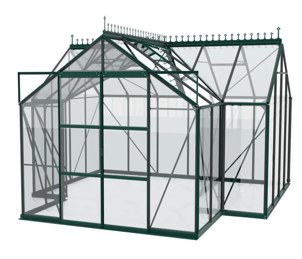 Vitavia Orangerie Minerva ESG, inkl. Stahlfundamentrahmen, ca. B383/H254/T383 cm