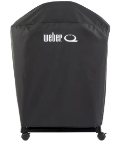 Weber Abdeckhaube Premium für Q1000 und 2000N-Serie mit Stand/Rollwagen, ca. B77/H40/T52 cm