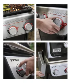 Weber Gasgrill SPIRIT E-425 GBS, ca. B132/H117/T67,5 cm