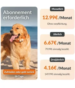 Weenect XS GPS-Tracker für Hunde, ca. B6,05/H2,45/T1,5 cm