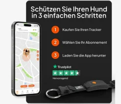 Weenect XT GPS-Tracker für Hunde inkl. JK9 Halsband