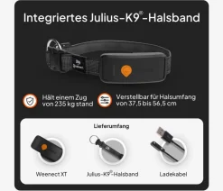 Weenect XT GPS-Tracker für Hunde inkl. JK9 Halsband