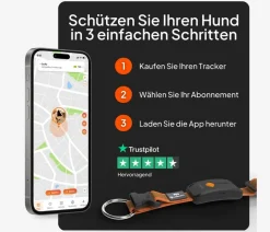 Weenect XT GPS-Tracker für Hunde inkl. JK9 Halsband