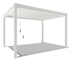 Weide Classic Pergola 3x4 Alu-Stahl, ca. B400/H255/T300 cm