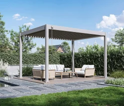Weide Classic Pergola 3x3,6 Alu-Stahl, ca. B360/H255/T300 cm