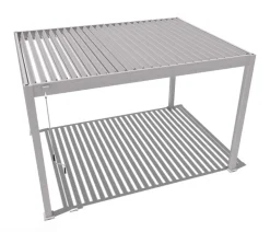 Weide Classic Pergola 3x4 Alu-Stahl, ca. B400/H255/T300 cm