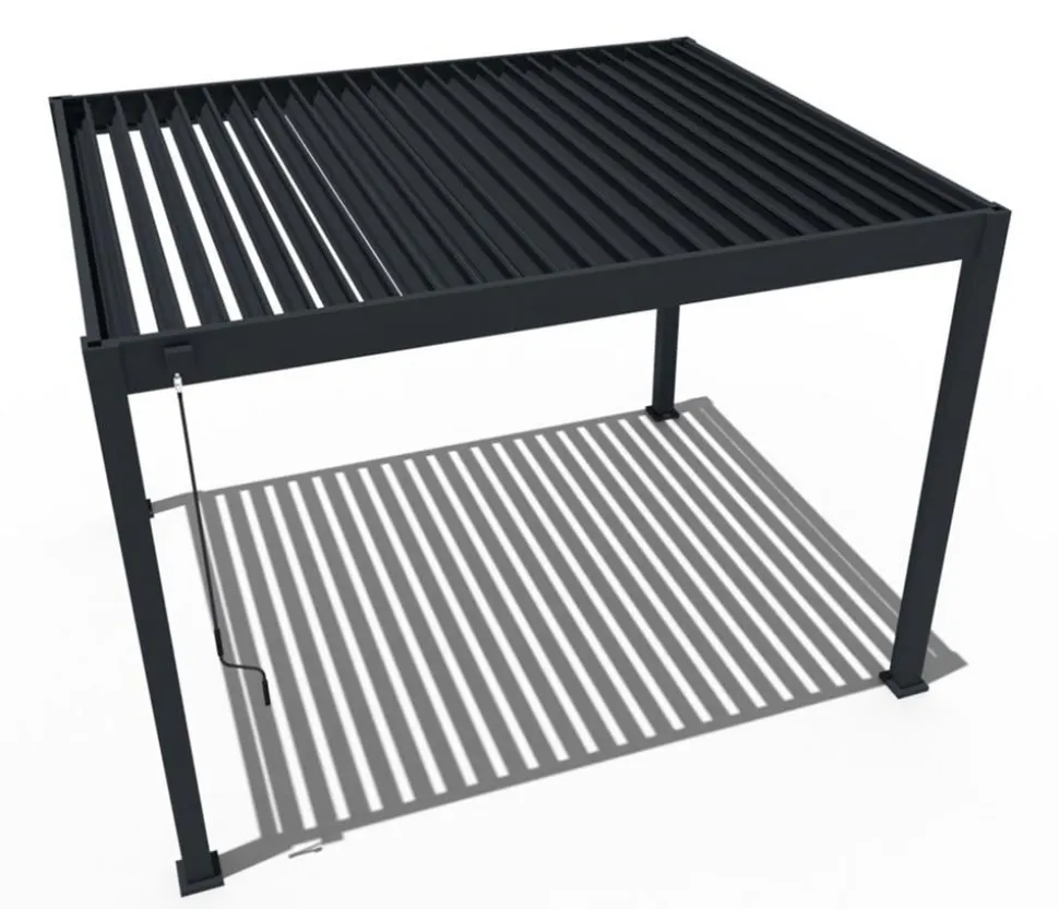 Weide Classic Pergola 3x3,6 Alu-Stahl, ca. B360/H255/T300 cm